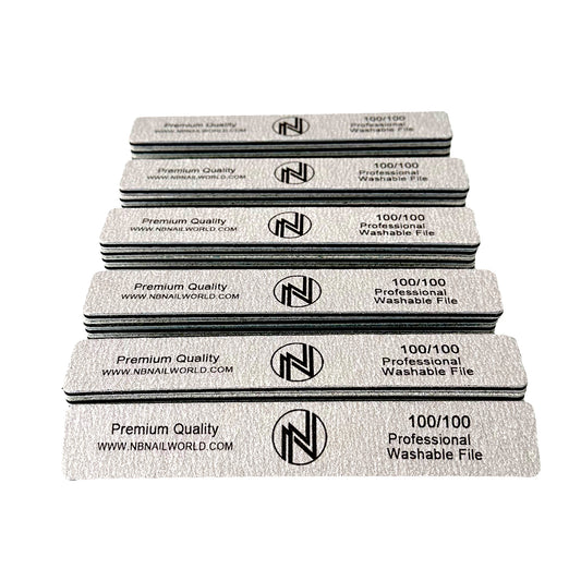 Premium Nail File 100/100 ( 50 pcs Gel File)