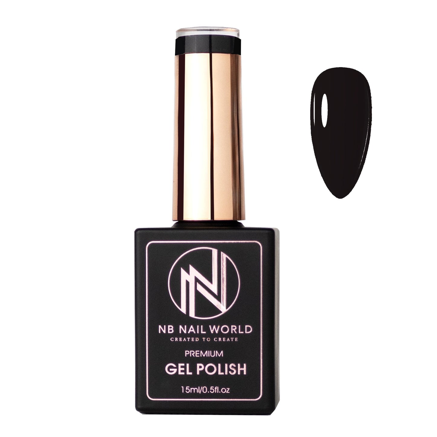 Gel Polish - 001 Super Black