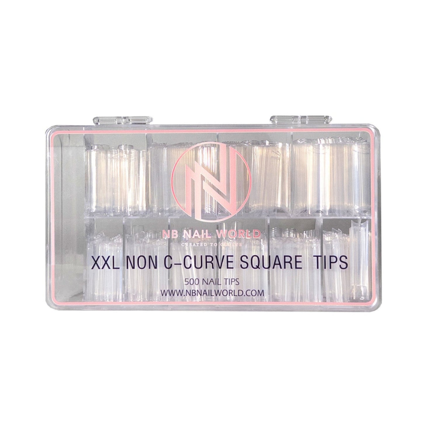 XXL Non C-Curve Square Tips
