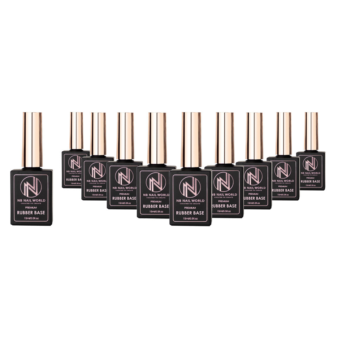 Rubber Base Clear - 10 For $130