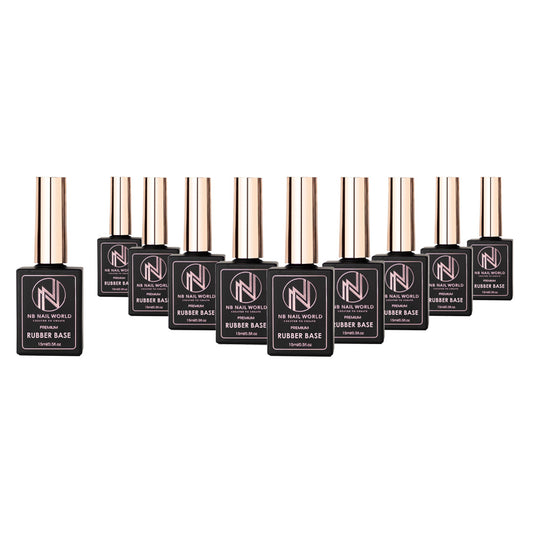 Rubber Base Clear - 10 For $130