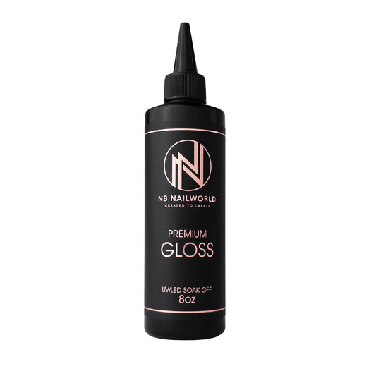 Premium Gloss refill 8oz + FREE 4 empty bottle (15ml)