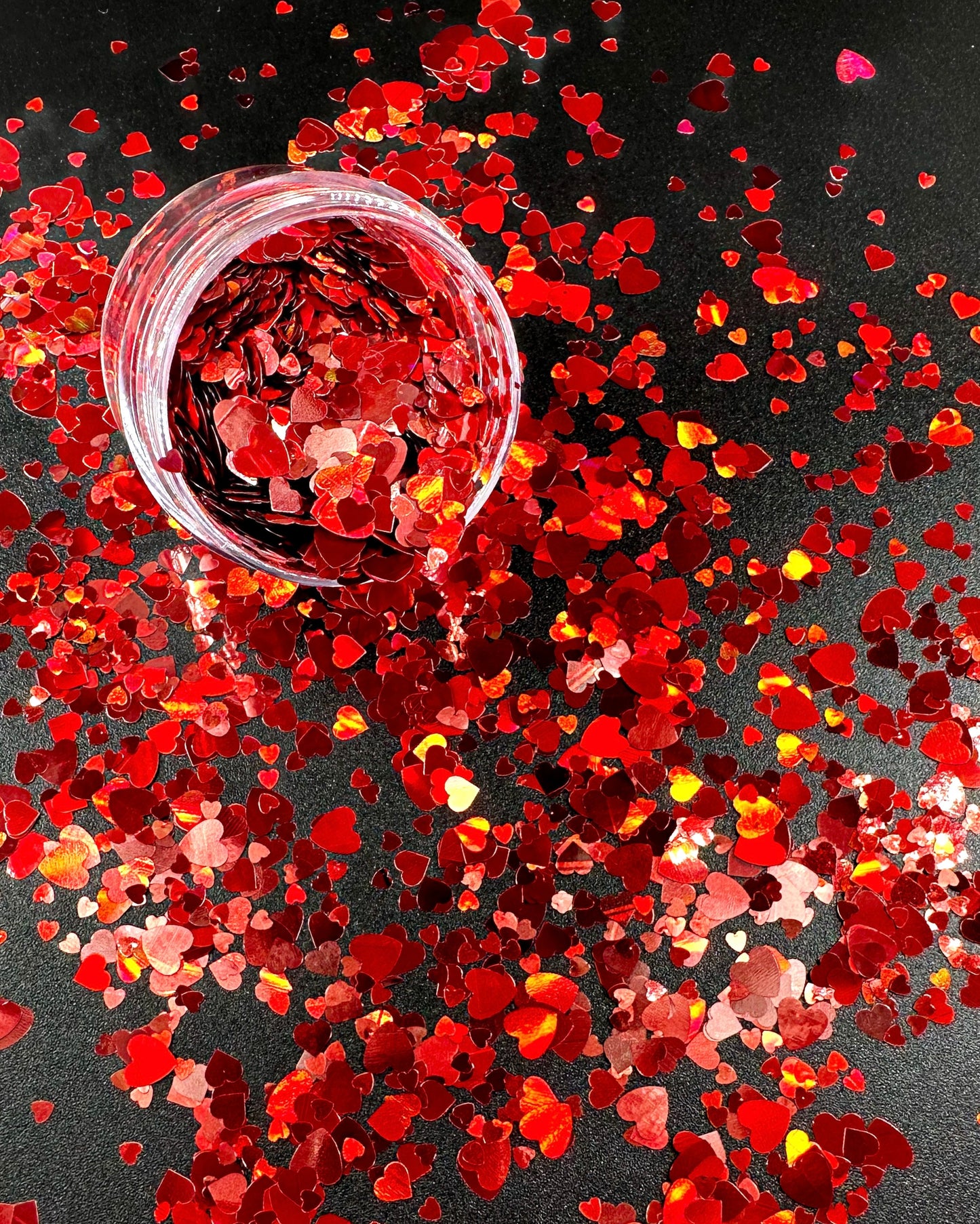 Red Heart Glitter